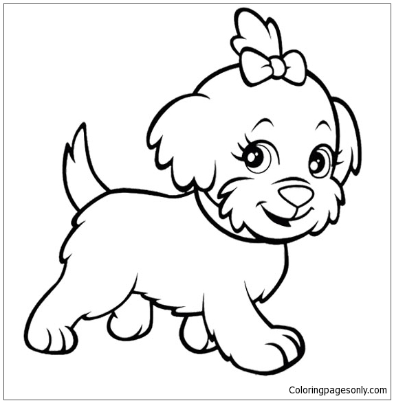 Funny Dog 1 Coloring Pages
