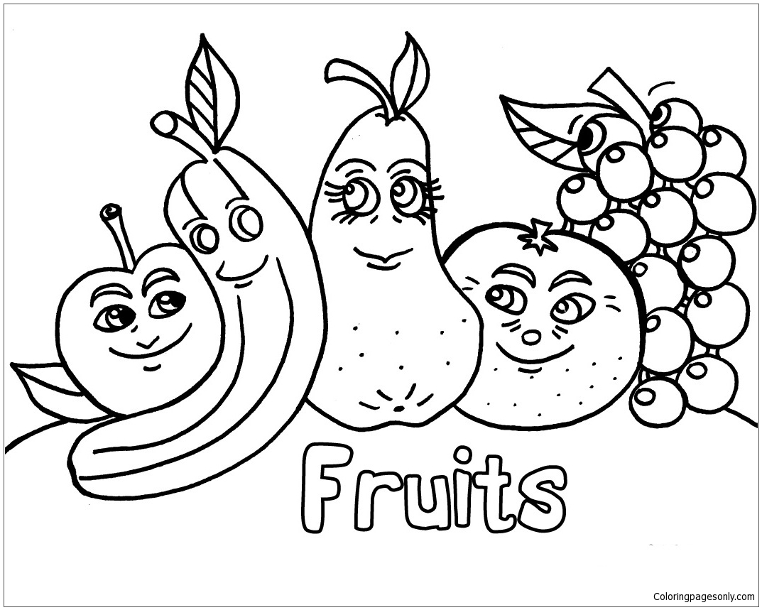 Grappige Vruchten 1 van Funny