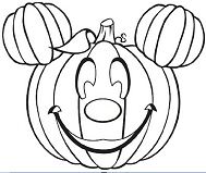 Funny Pumpkin Coloring Page