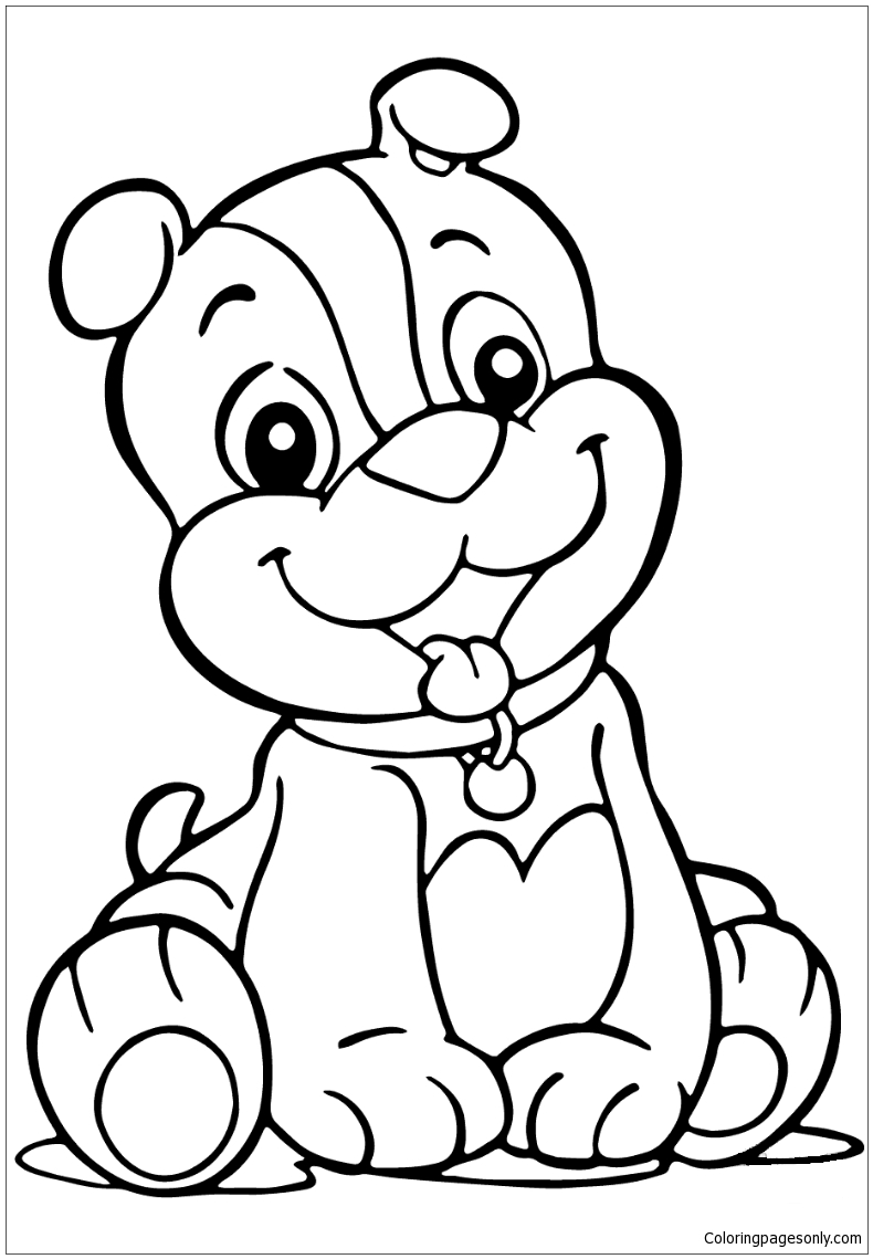 Funny Rubble Coloring Page