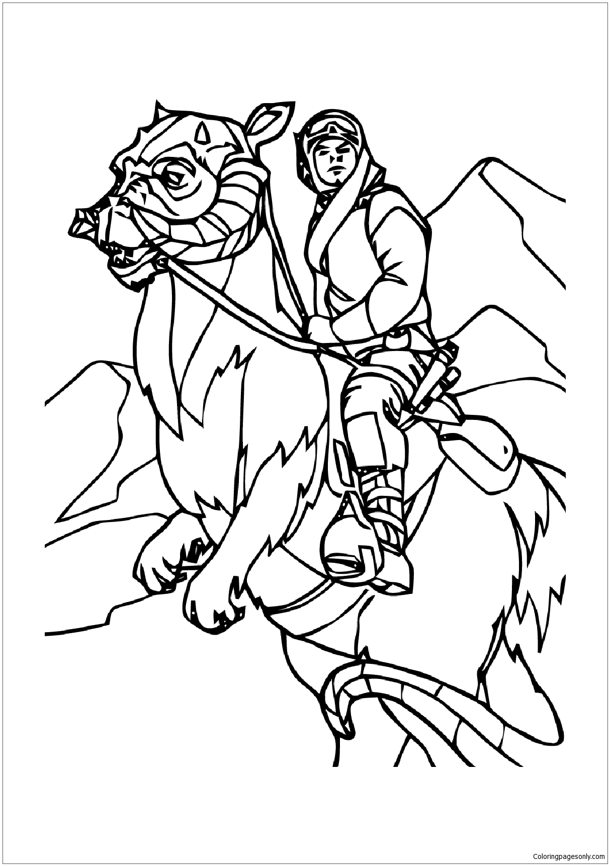 Funny Star Wars 1 Coloring Pages