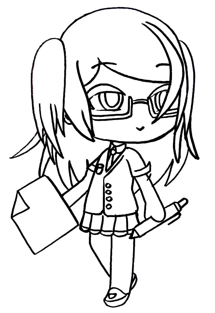 Gacha Life Coloring Pages Coloring Pages For Kids And Adults