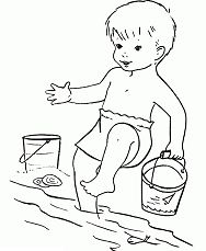Get This Beach Coloring Pages