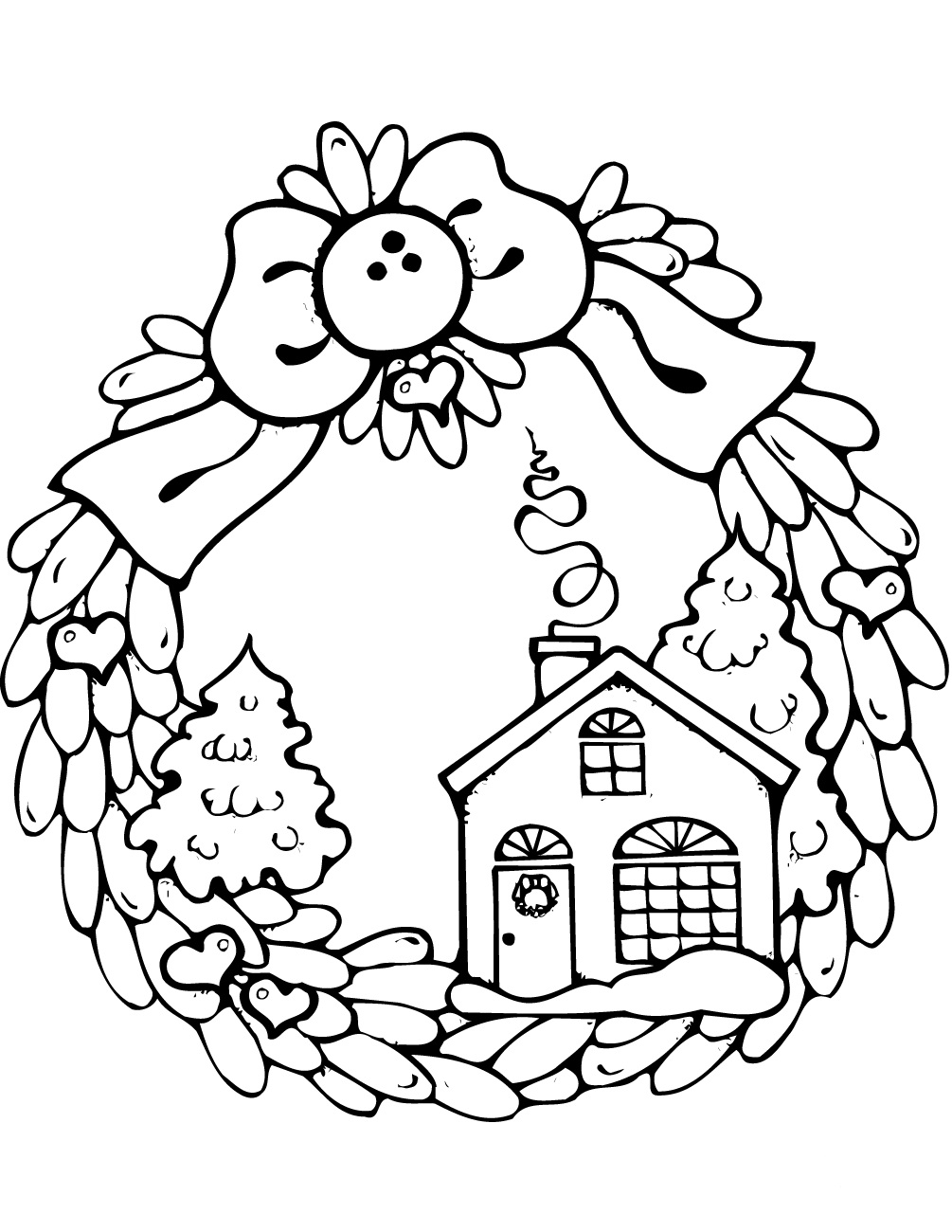 Download Santa loves his milk and cookies on Christmas eve Coloring Page - Free Coloring Pages Online