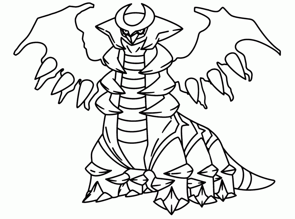 Giratina Coloring Pages