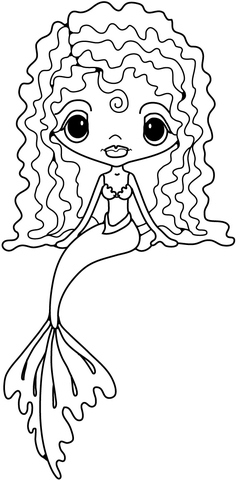 Mädchen-Meerjungfrau von Mermaid