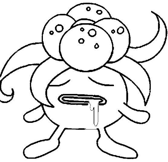 Gloom Pokemon Coloring Pages