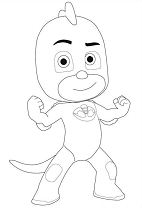 Gluglu Mega Muscles From Pj Masks Coloring Page