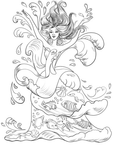 Deusa do mar de Sereia