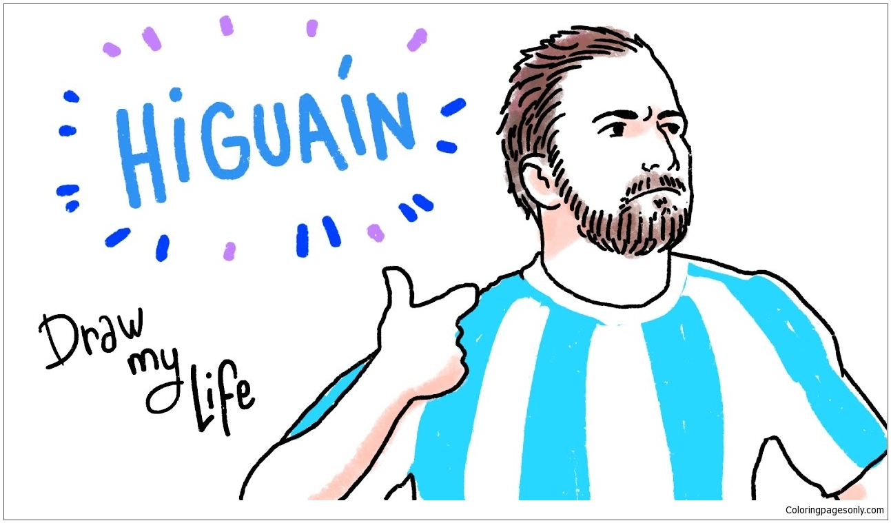 Gonzalo Higuaín-image 1 Coloring Pages