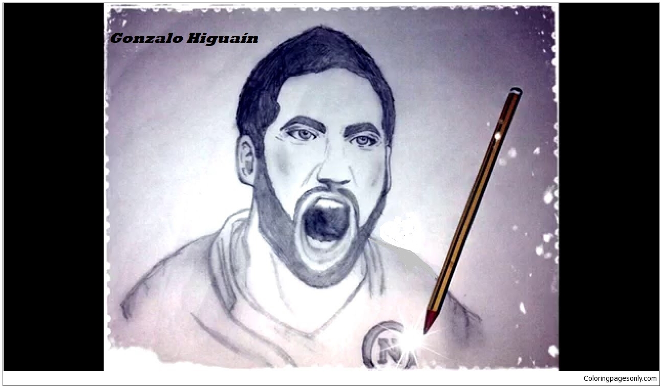 Gonzalo Higuaín-image 2 Coloring Pages