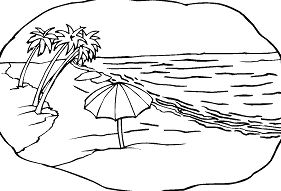Good Beach Coloring Pages