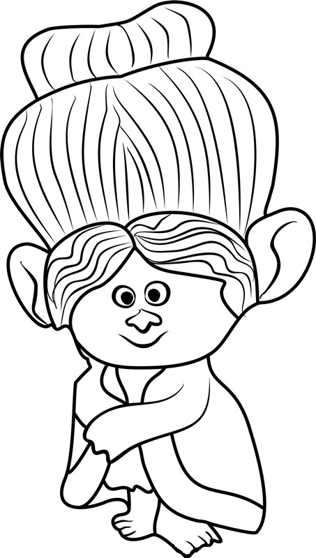 Grandma Rosiepuff From Trolls Coloring Page - Free Printable Coloring Pages