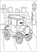 Lizzie from Disney Cars Coloring Pages