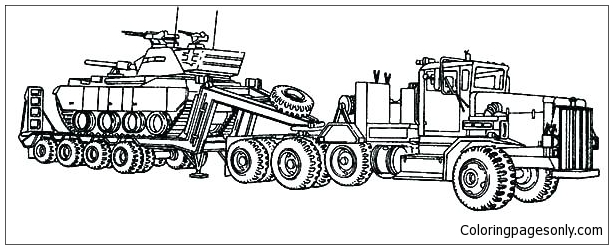 monster truck gravedigger coloring pages