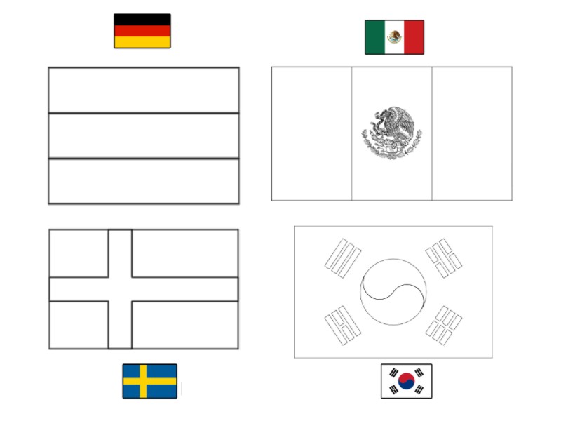 Groep F Wereldbeker 2018 van Wereldbeker 2018 Vlaggen