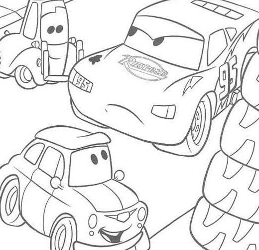 Download Disney Cars 2 Lightning Mcqueen Movie Coloring Page - Free Coloring Pages Online
