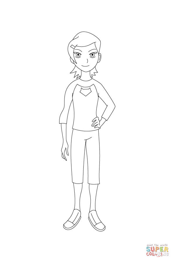 Ben 10 Gwen Coloring Pages Ben 10 Gwen Coloring Pages
