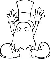 Halloween Ghosts Coloring Pages