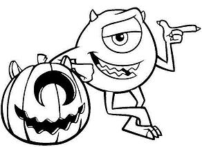 Halloween Pumpkin 1 Coloring Pages