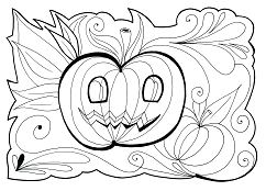 Halloween Pumpkin Coloring Pages