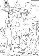Halloween Scare Coloring Pages