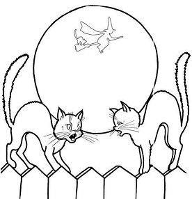Halloween Scary Coloring Page