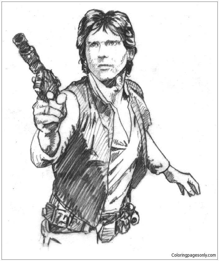 Download 119+ Star Wars Han Solo Printable Page To Color Coloring Pages