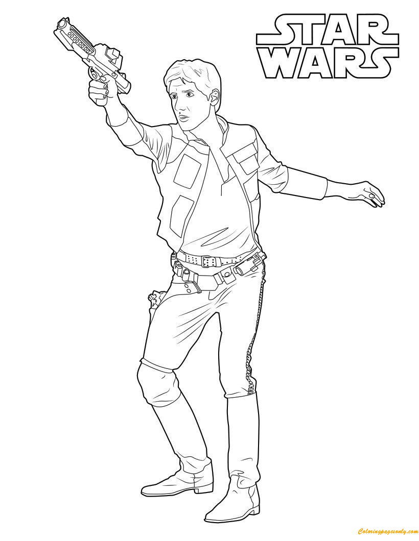Han Solo Coloring Pages