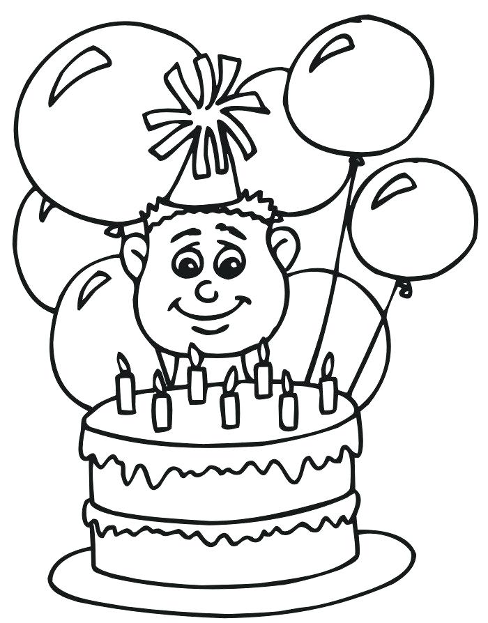 98 Top Birthday Balloons Coloring Pages  Images