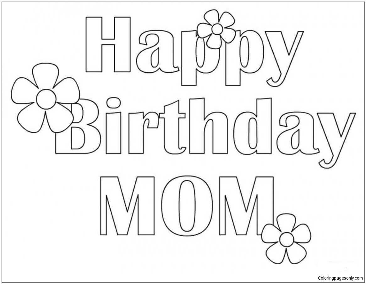 عيد ميلاد سعيد يا أمي من عيد ميلاد سعيد