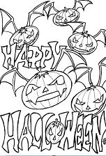Happy Halloween 4 Coloring Pages