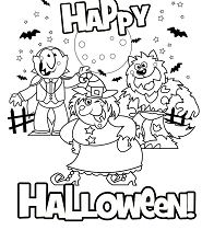 Happy Halloween 9 Coloring Pages