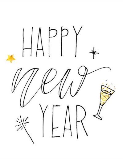 Happy New Year For 2021 Coloring Pages