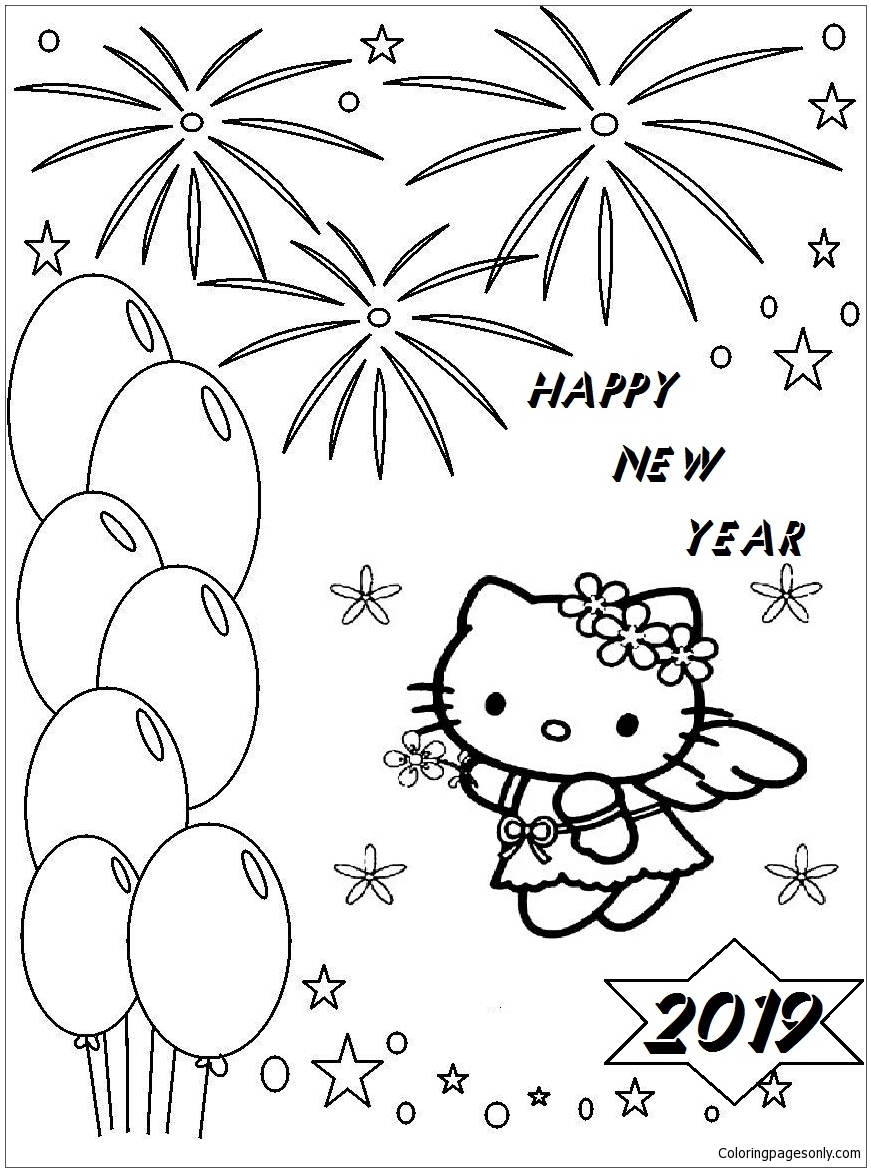 Buon anno nuovo Hello Kitty da Hello Kitty