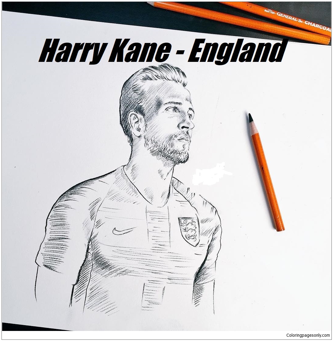 Harry Kane-image 10 Coloring Page