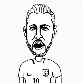 Harry Kane-image 12 Coloring Page