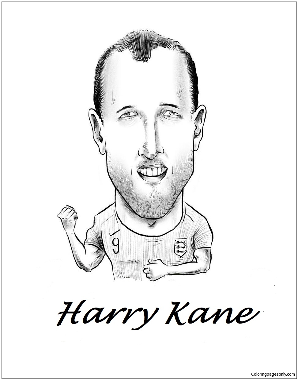 Harry Kane-image 6 Coloring Pages