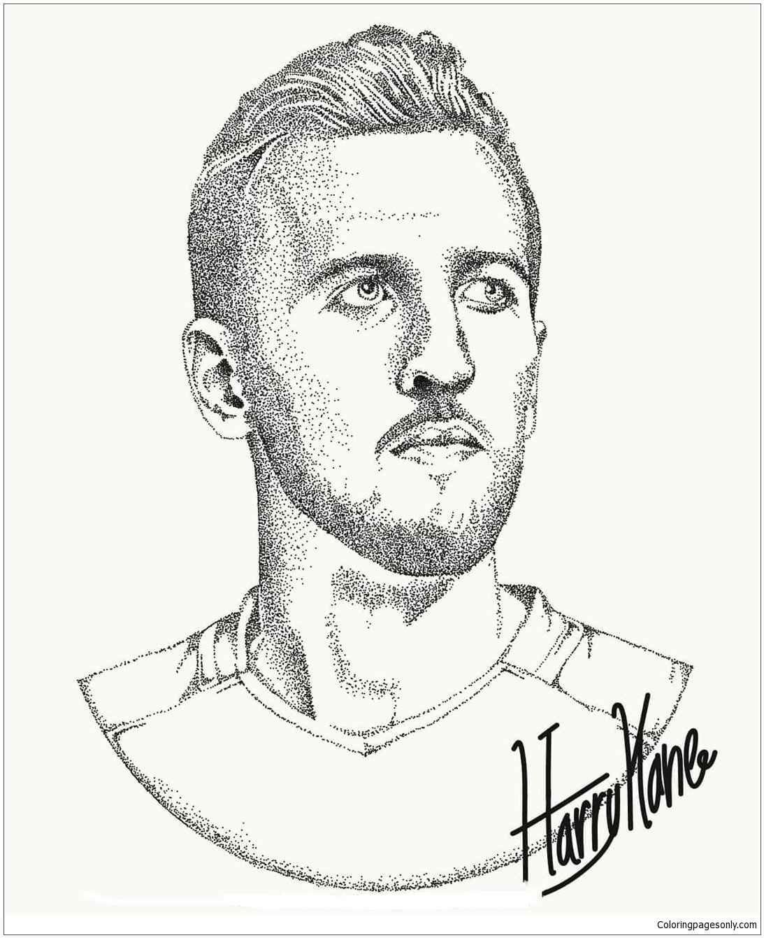 Harry Kane-image 9 Coloring Page