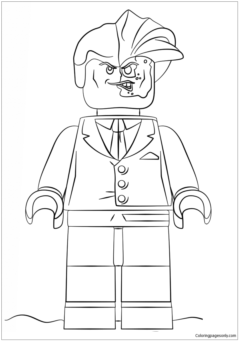 Harvey Dent Coloring Pages