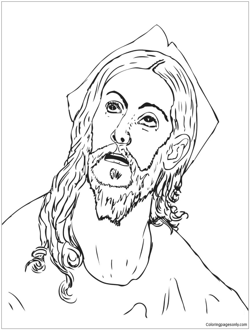 رأس المسيح لإل جريكو من اللوحات الشهيرة
