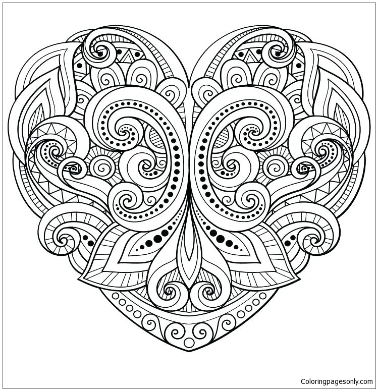 Mandala de corazón 2 de Mandala