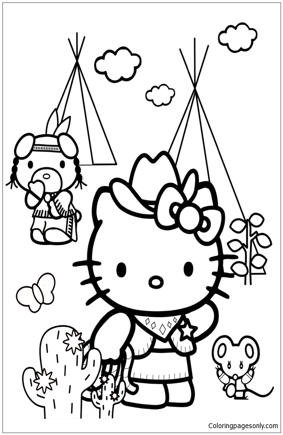 Привет Ковбой Китти из Hello Kitty