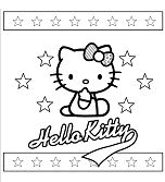 Hello Kitty 34 Coloring Page