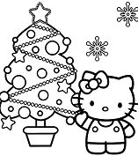Download Hello Kitty Playing Tennis Coloring Page - Free Coloring Pages Online