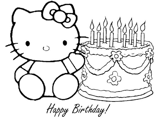 Hallo Kitty Geburtstag von Happy Birthday