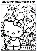 Hello Kitty Christmas 6 Coloring Pages