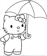 Hello Kitty cute 10 Coloring Pages