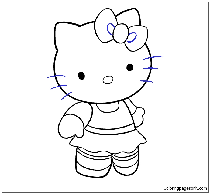 Download Hello Kitty Cute 11 Coloring Page - Free Coloring Pages Online