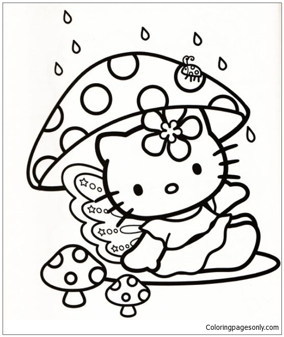 Hello Kitty Cute 13 Coloring Pages - Cartoons Coloring Pages - Coloring